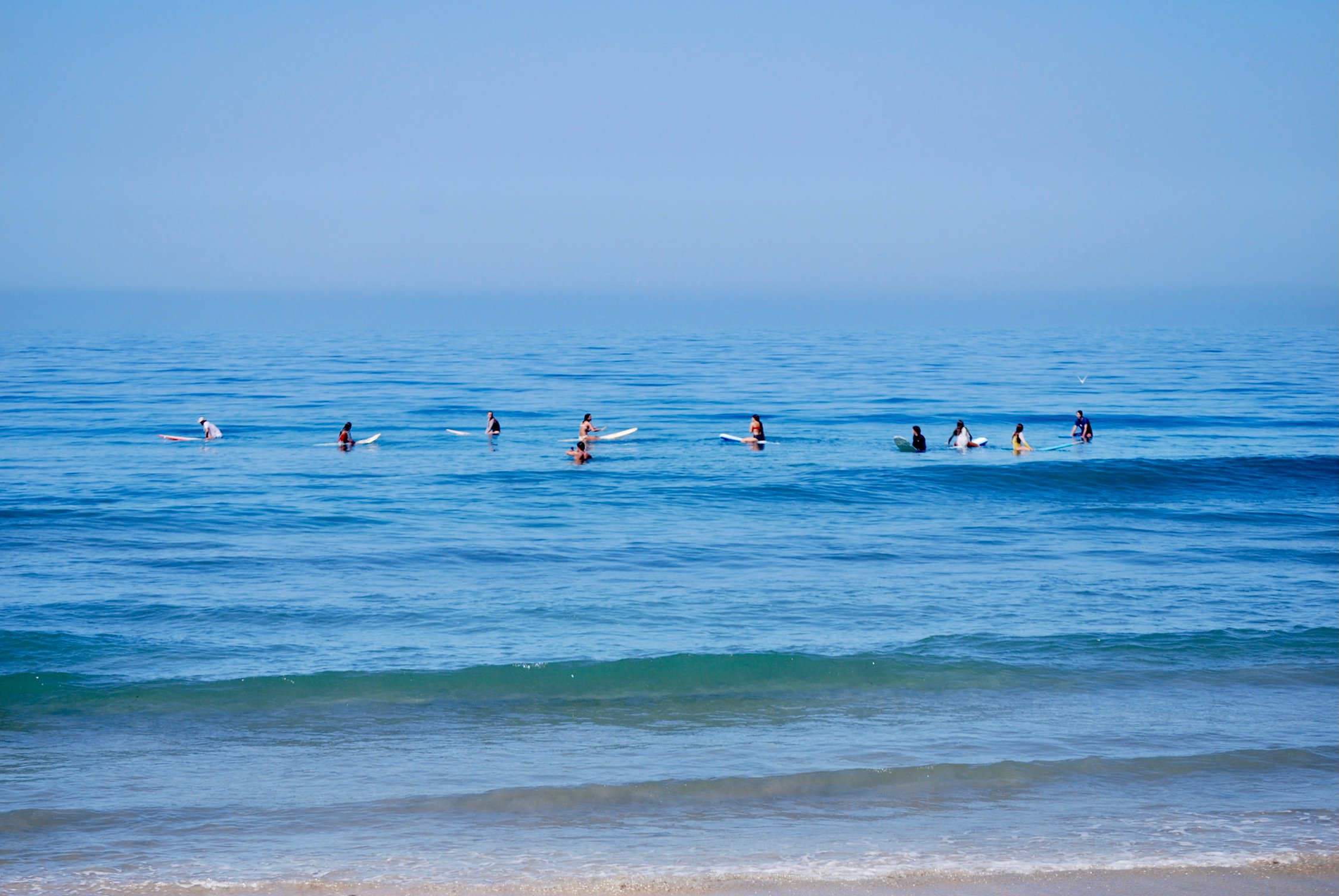 surfers in california