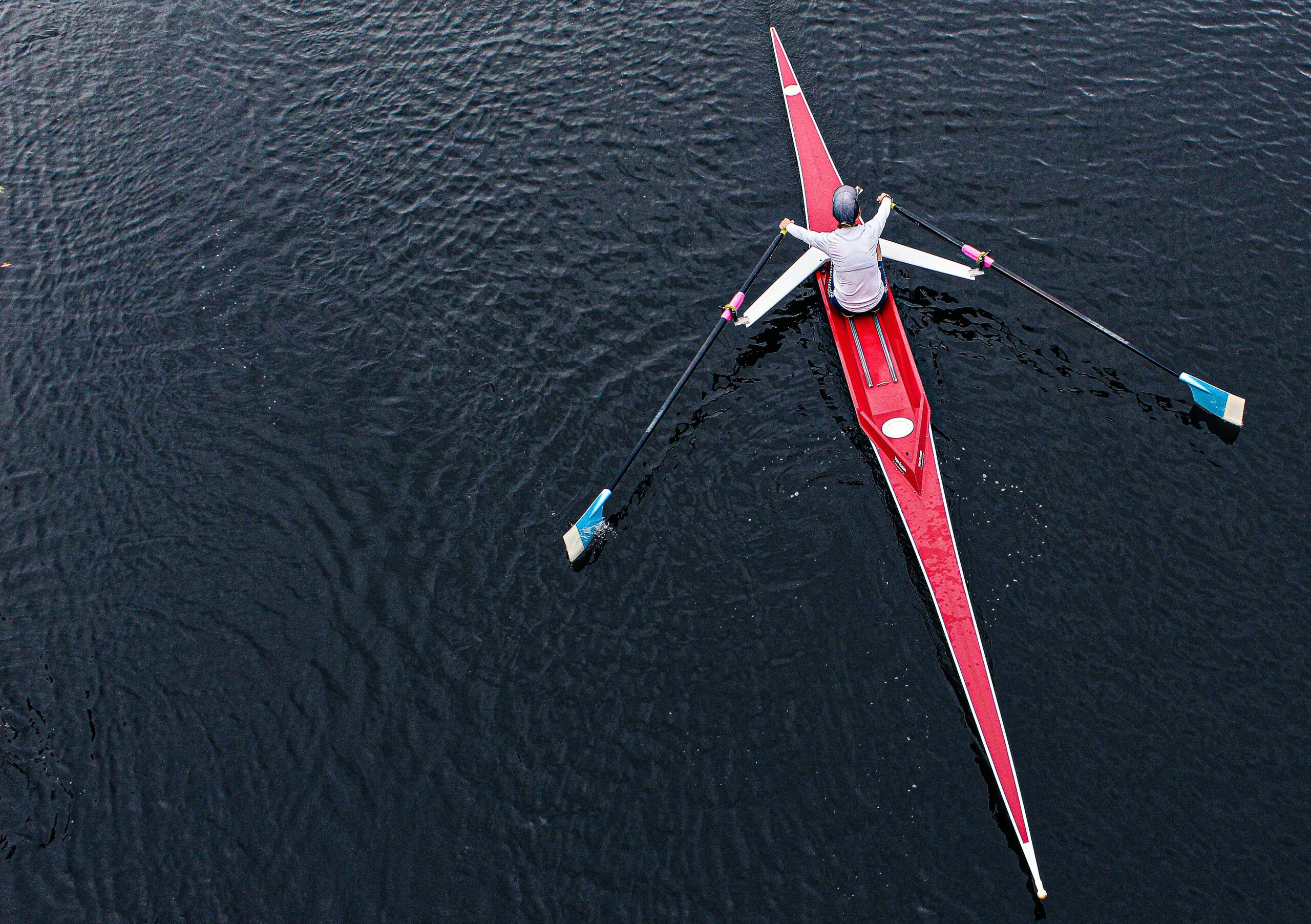 Rower in Cambridge, Massachusetts